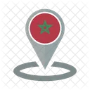 Marokko Flagge Symbol