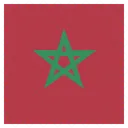 Marokko Flagge Symbol