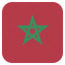 Marokko Flagge Symbol