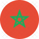 Marokko Flagge Land Symbol
