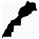 Marokko Karte Symbol