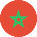 Marokko Flagge Welt Symbol