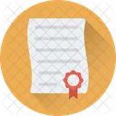 Marriage Certificate Love Icon