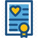 Marriage Certificate Heart Icon