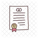 Marriage Contract Icon