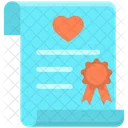 Marriage Contract Contract Marriage Sign Icon