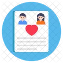 Marriage Contract Marriage Certificate Marriage Paper Icon