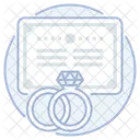 Marriage License Marriage Certificate Marriage Rings Icon
