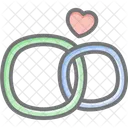 Love Marriage Ring Icon