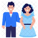 Marriage Married Couple Bride Groom Icon