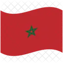 Bandeira Pais Marrocos Ícone