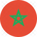 Marrocos Bandeira Pais Ícone