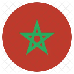 Marruecos Flag Icono