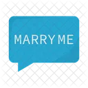 Marry Me Message Chat Icon