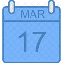 Mars Jour Calendrier Icon