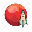 Mars Space Planet Icon