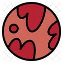 Mars Planet Space Science Galaxy Astronomy Education Icon