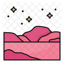 Mars Landscape  Icon