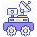 Mars Rover Robot Space Icon