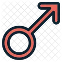Mars Planet Masculine Icon