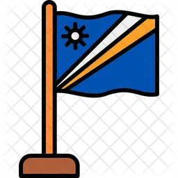 Marshall Island Flag Icon