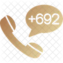 Marshall Islands Dial Code  Icon