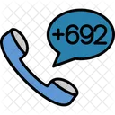 Marshall Islands Dial Code  Icon