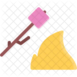 Marshmallow Campfire  Icon