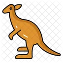 Marsupial Hoppers Australian Wildlife Kangaroo Species Icon