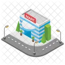 Mart Shopping Mall Market Icon