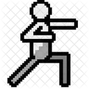 Martial Art Person Hit Icon