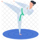 Martial Art Combat Exercise Icon