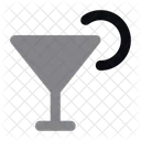 Martini Lemon Cocktail Icon