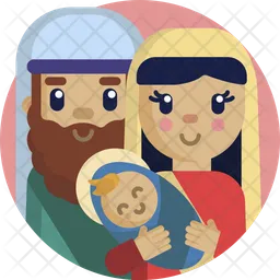 Mary and Joseph  Icon