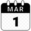 Marzo 1  Icono