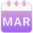 Marzo Verano Mes Icono