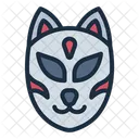 Mascara Kitsune Mascara De Zorro Japon Icono