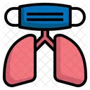 Máscara pulmonar  Ícone