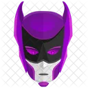 Maskman Violeta Mascara Ícone