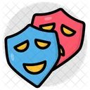 Mascaras De Teatro Mascaras De Carnaval Flaseface Icono