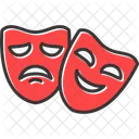 Mascarillas de teatro  Icono