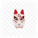 Mascara Kabuki Japones Icono