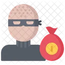 Maschera Criminale Ladro Icon