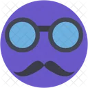 Hipster Maschera Occhiali Icon