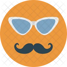 Maschera hipster  Icon