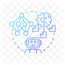 Datenwissenschaft Daten Maschinelles Lernen Symbol