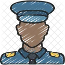 Agente Di Polizia Maschio Polizia Legge Icon