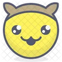 Mascot Face Smiley Icon