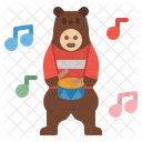 Mascot Bear Puppet Icon