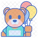 Mascot Bear Mascot Man Icon